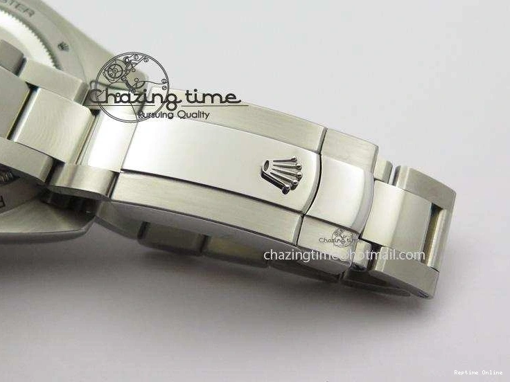 0414 Fashionable Milgauss 116400 GV JF 1:1 Green Sapphire Blue Dial On SS Bracelet A2824 V 3950